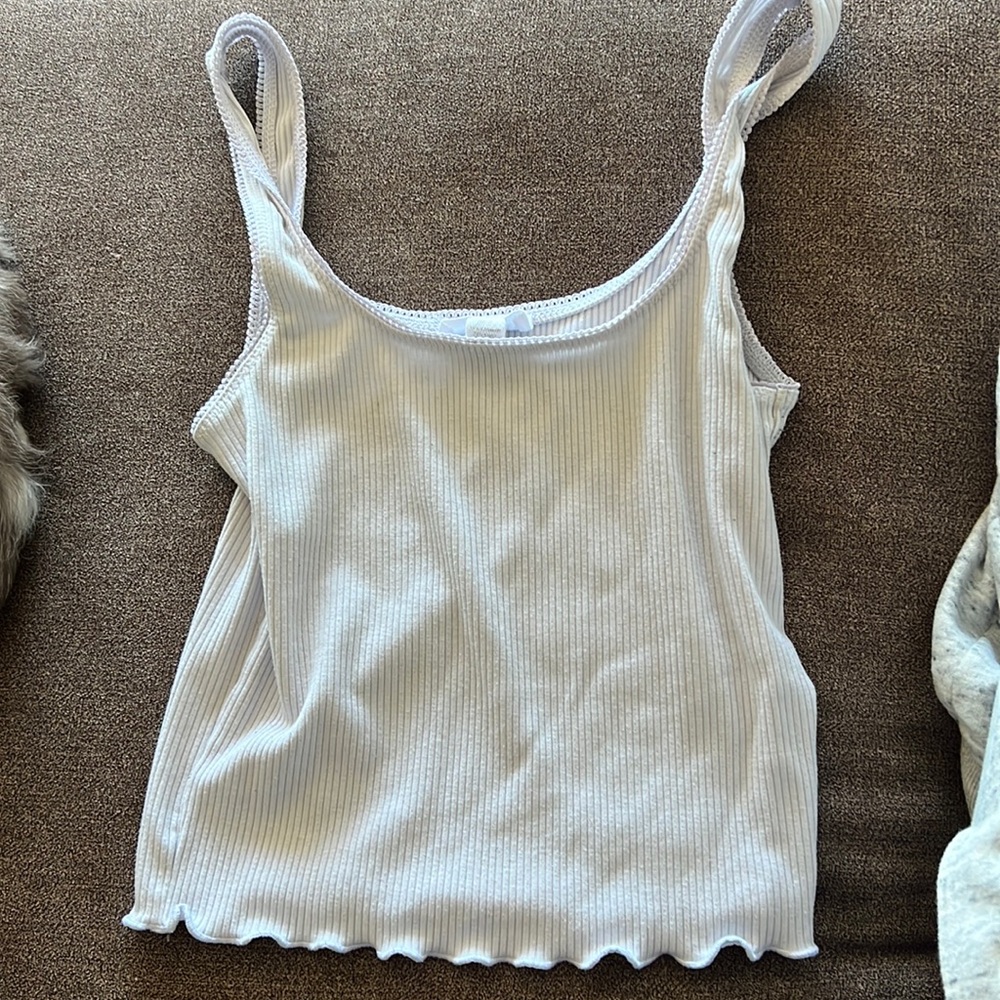 White tank top